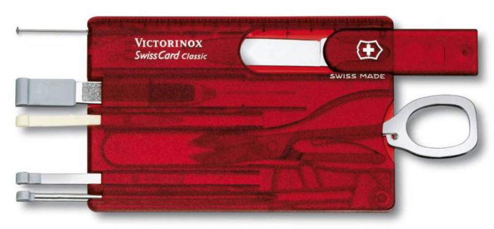 Набор инструментов полупрозрачный SwissCard
