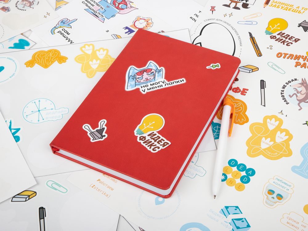 Бумажные наклейки Sticker Pack на заказ