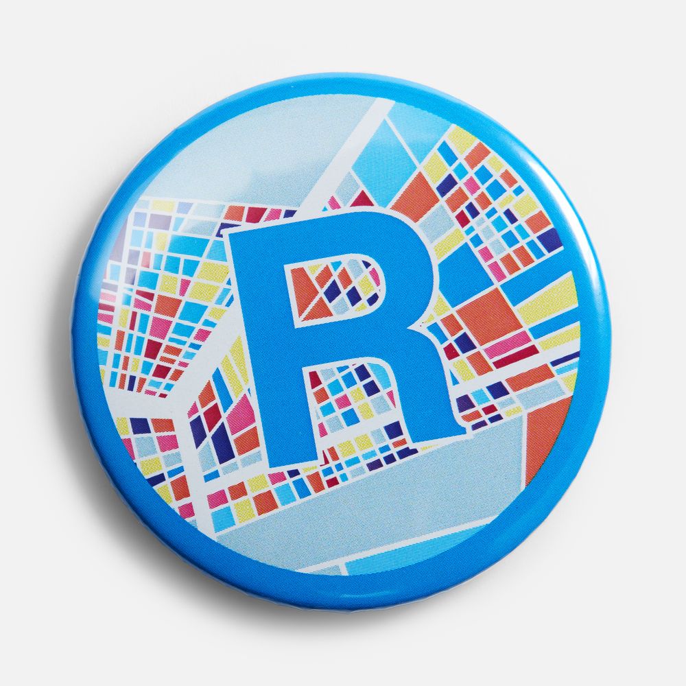 Значок закатной Pinback Print на заказ