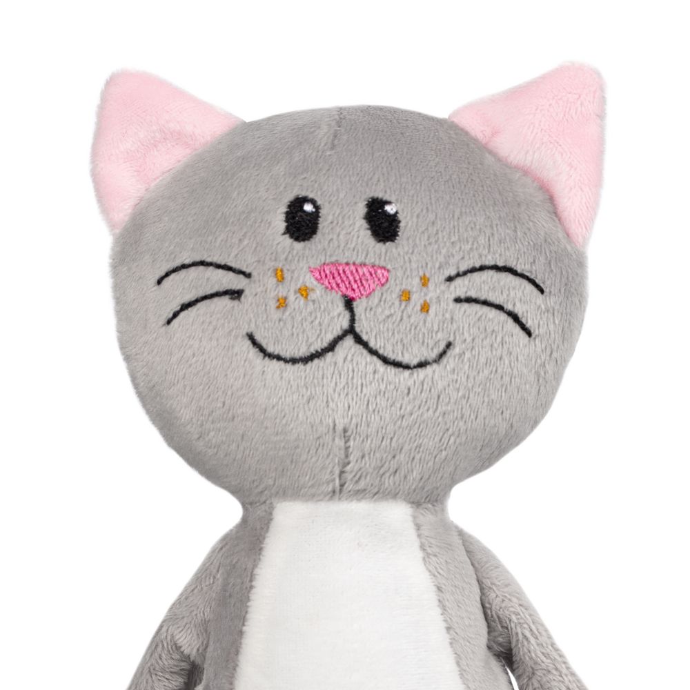 Мягкая игрушка Beastie Toys, котик с шарфом