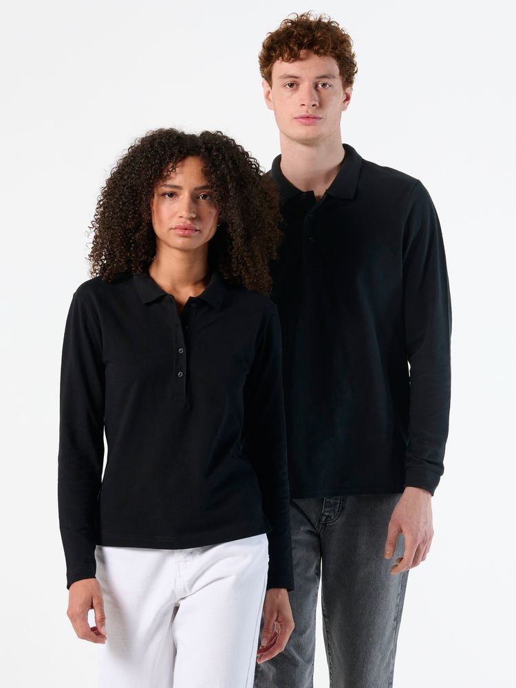 Рубашка поло мужская с длинным рукавом Winter II 210