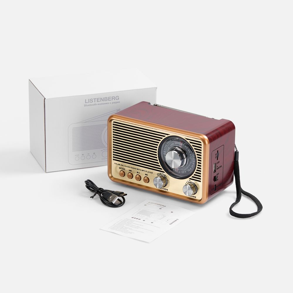 Bluetooth-колонка с радио Listenberg